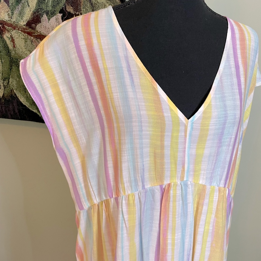 Time & Tru multi-colored sundress Sz Medium